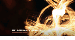 Desktop Screenshot of mellondancestudies.org