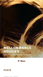 Mobile Screenshot of mellondancestudies.org