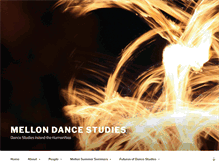 Tablet Screenshot of mellondancestudies.org